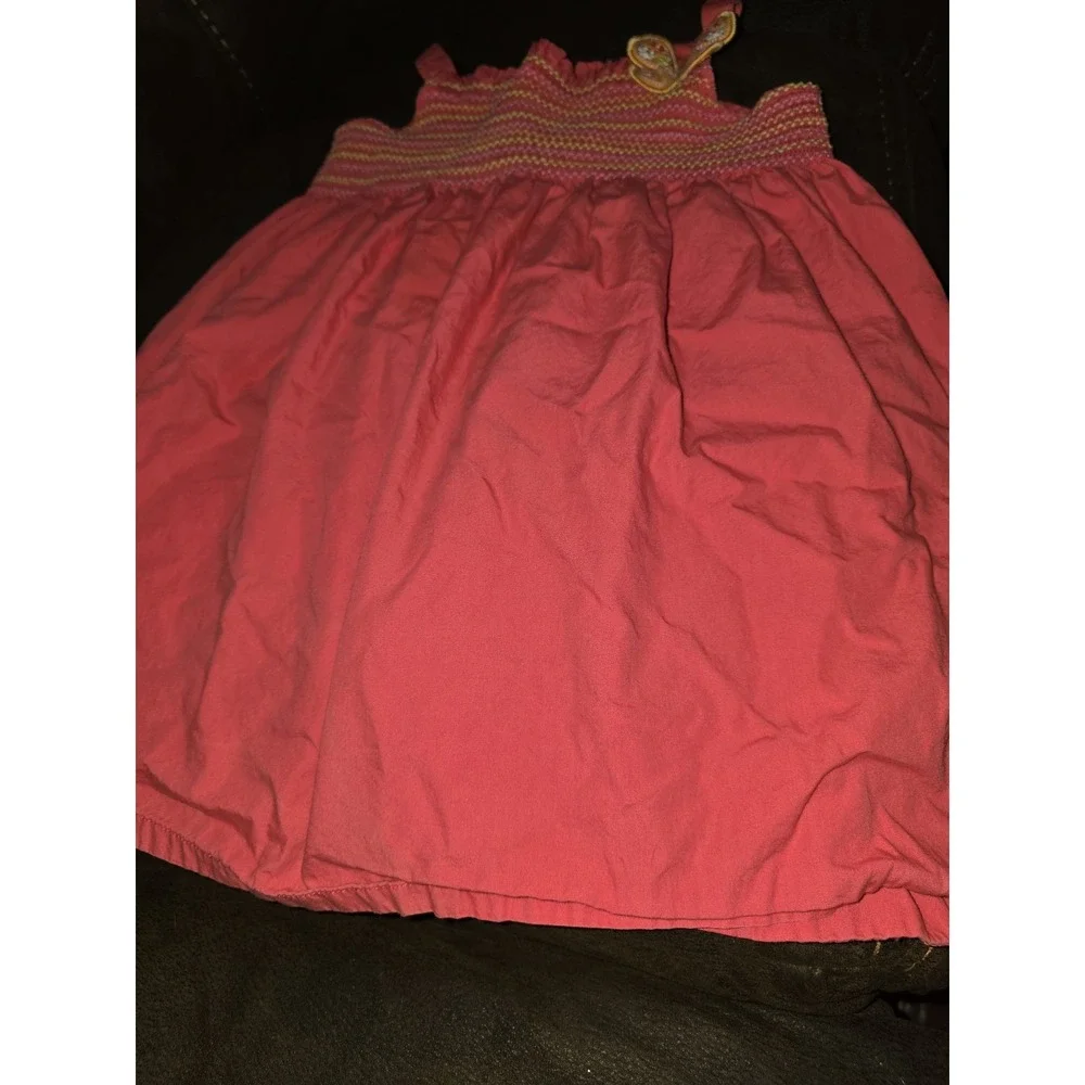 Gymboree social butterfly‎ coral dress size 4t